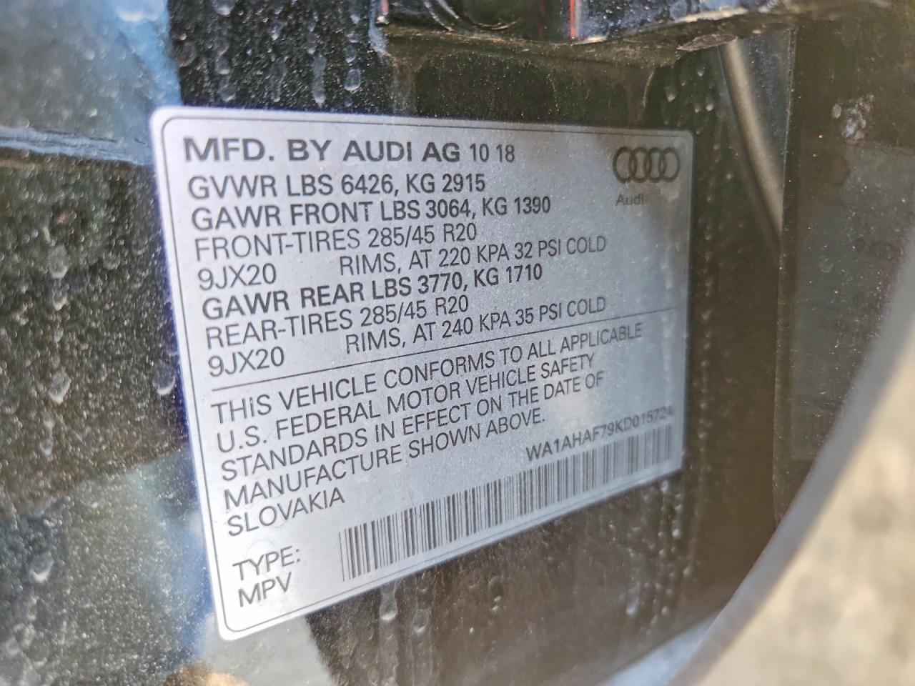 2019 AUDI Q7