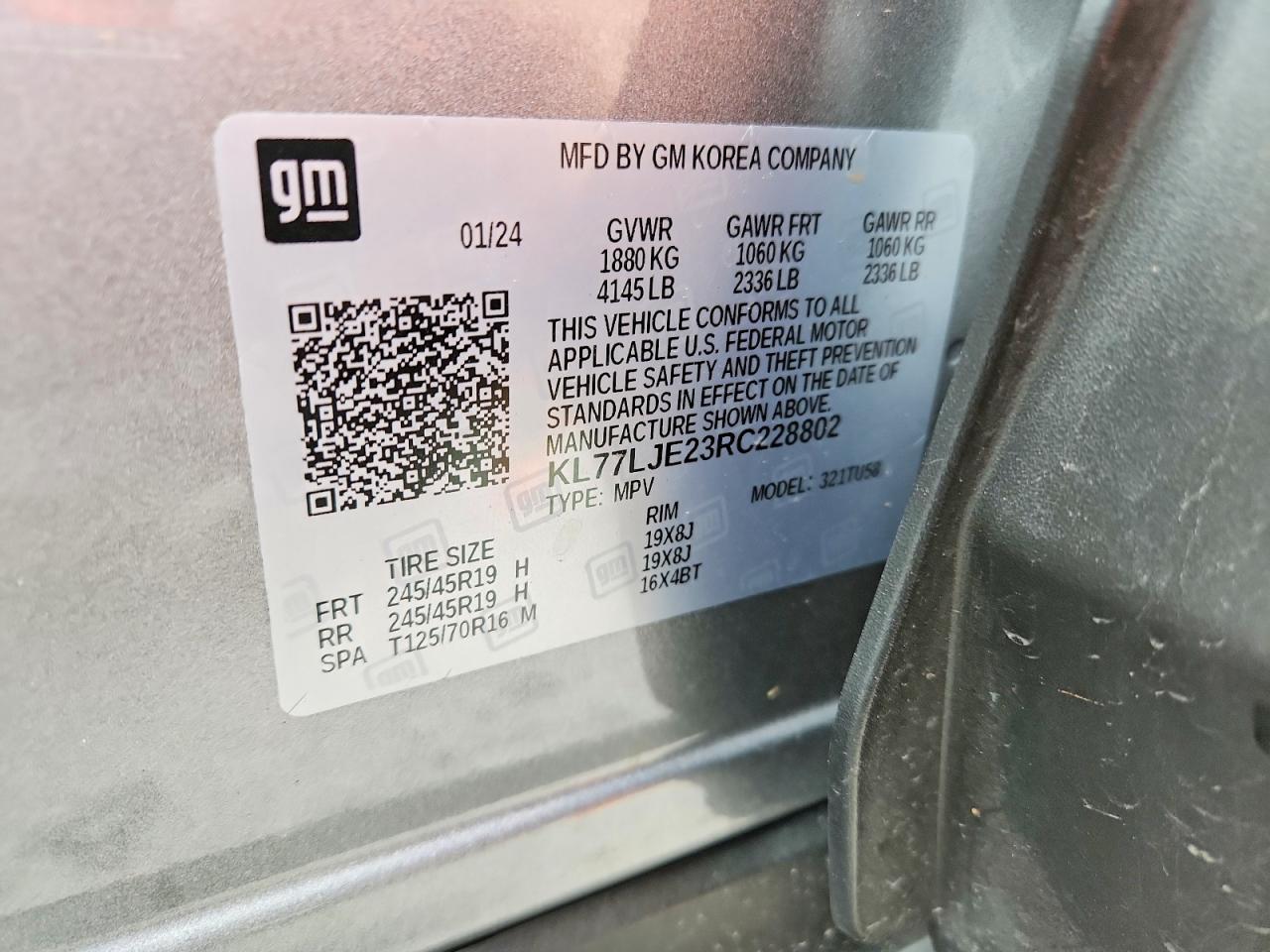 2024 CHEVROLET TRAX