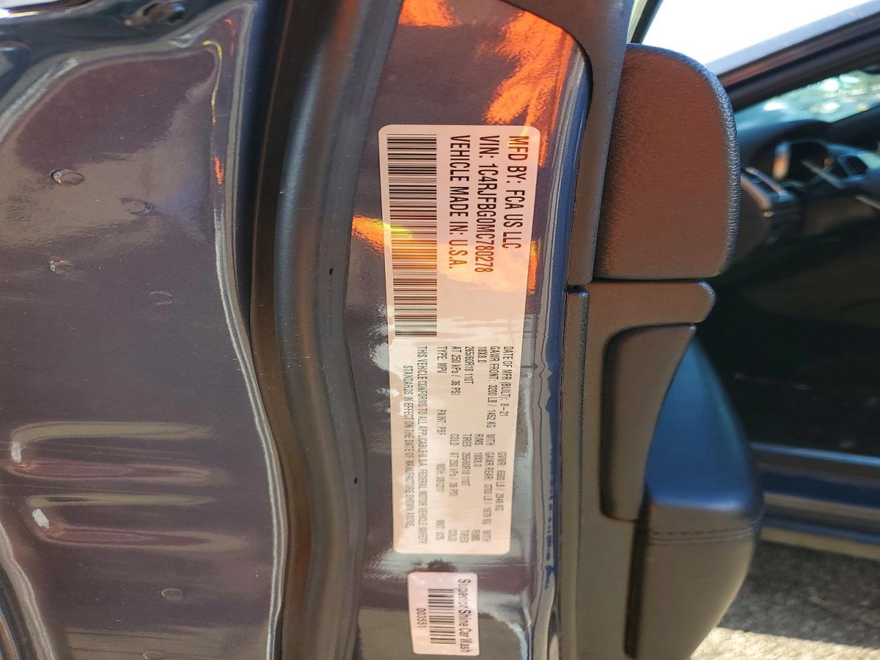 2021 JEEP CHEROKEE