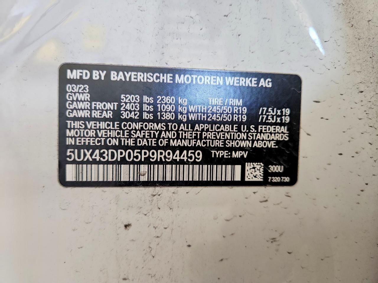 2023 BMW X3