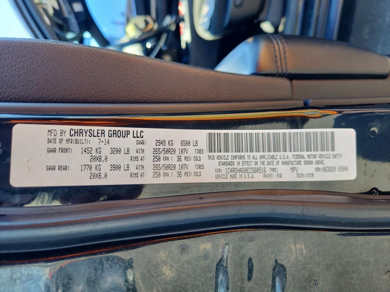 2014 DODGE DURANGO