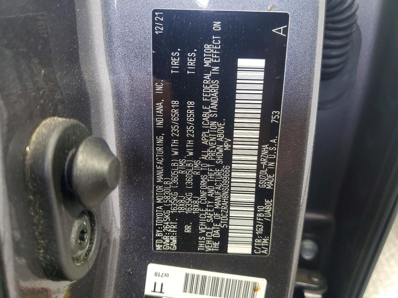 2022 TOYOTA HIGHLANDER