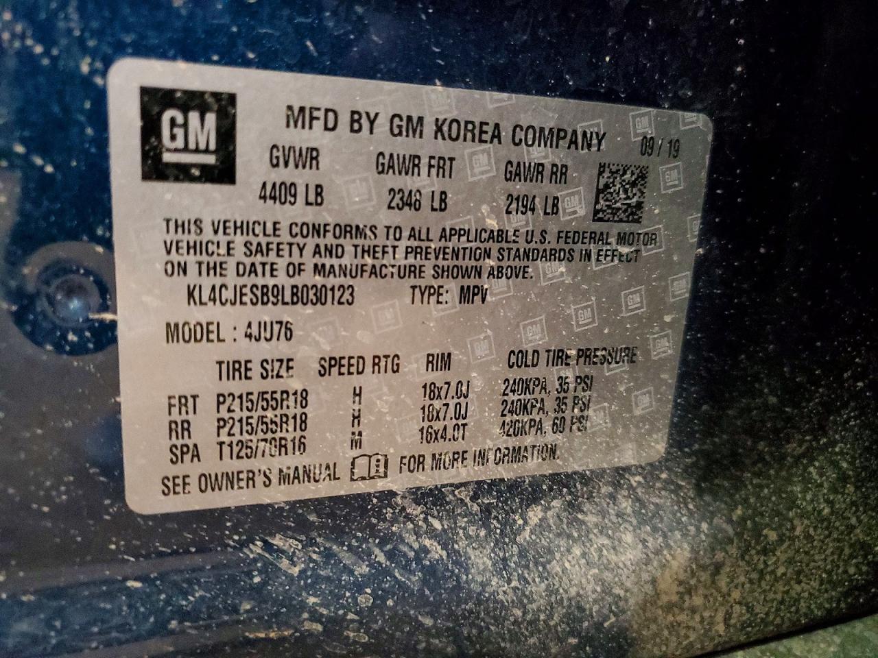 2020 BUICK ENCORE