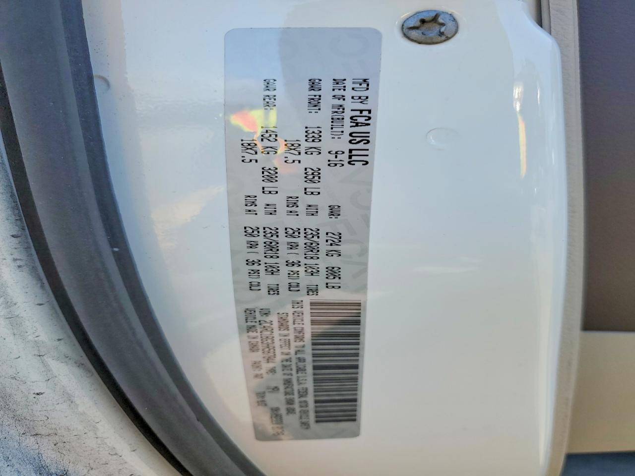 2017 CHRYSLER PACIFICA
