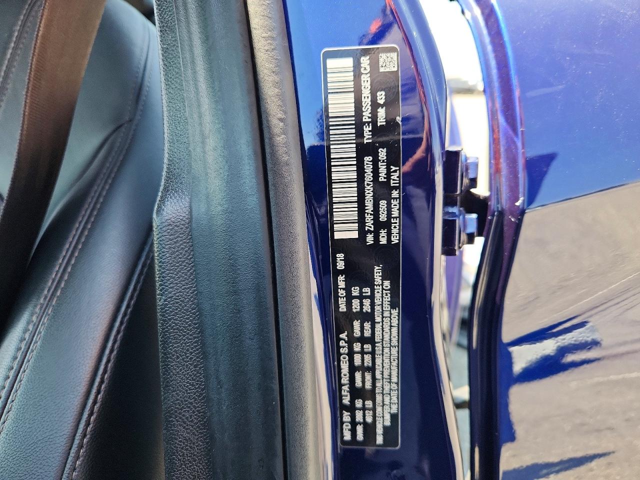 2019 ALFA ROMEO GIULIA