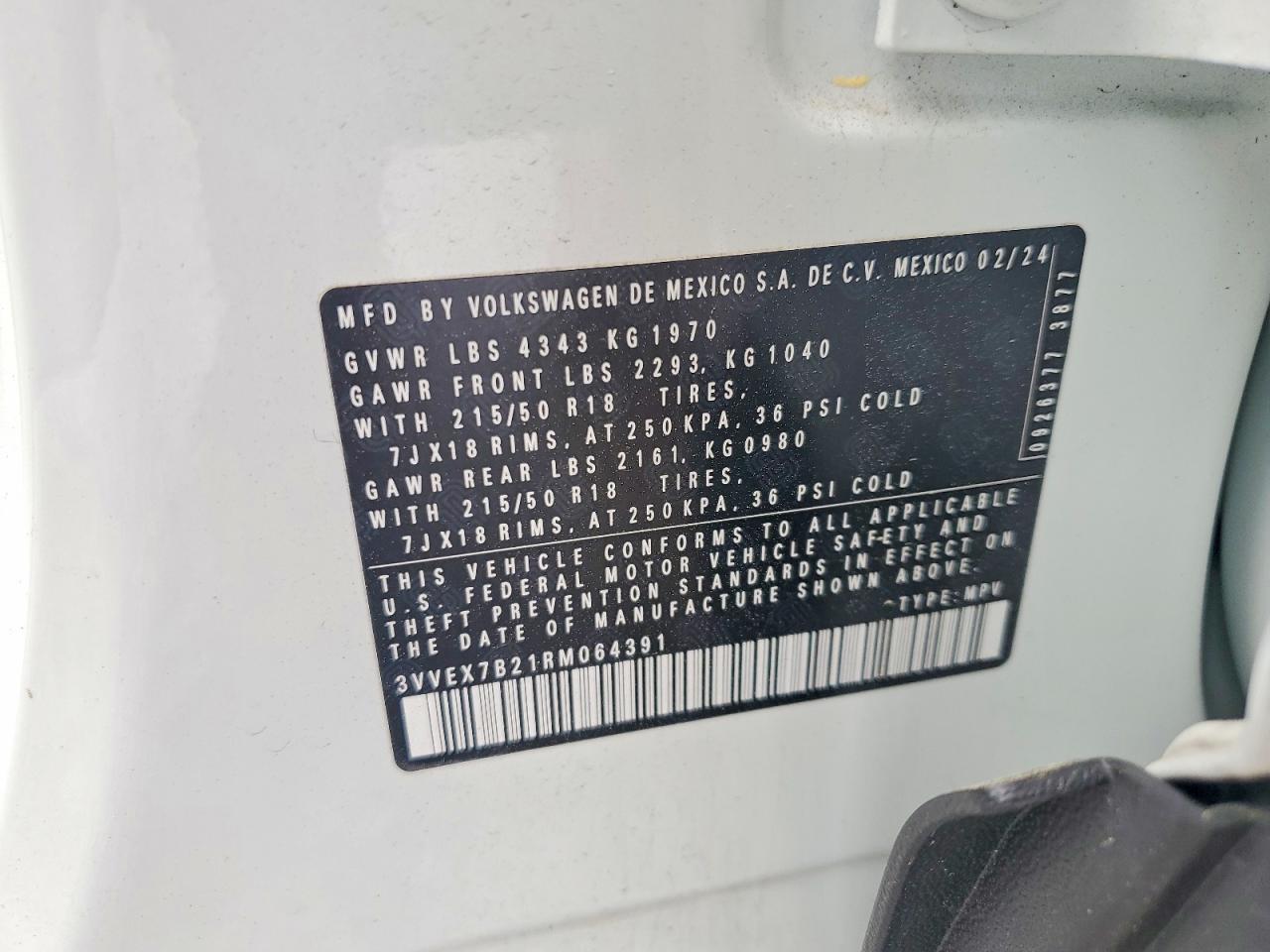 2024 VOLKSWAGEN ALL OTHER