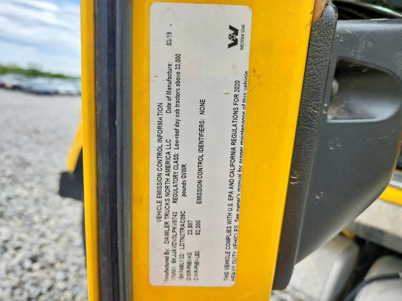 2020 WESTERN STAR/AUTO CAR ALL OTHER