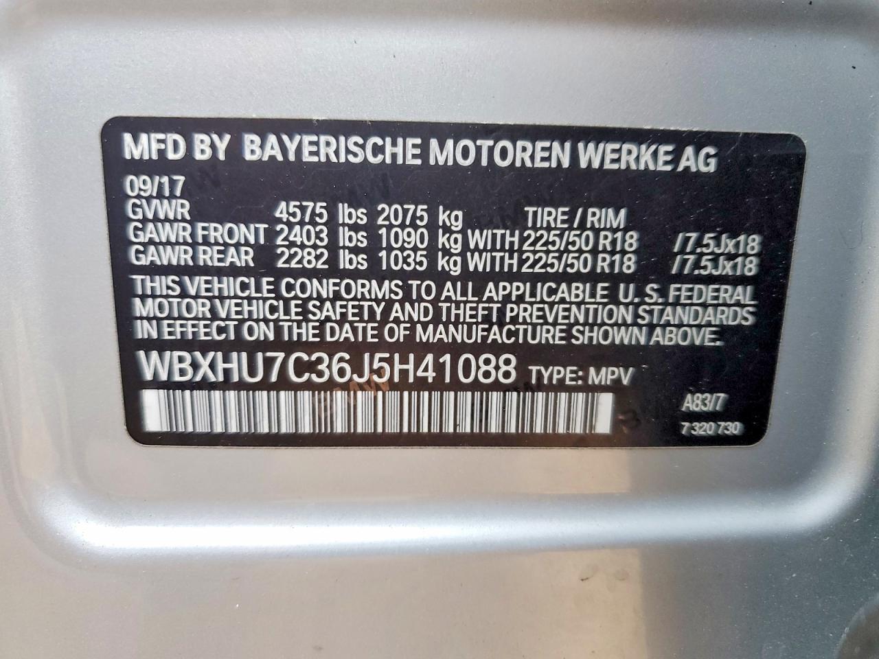 2018 BMW X1