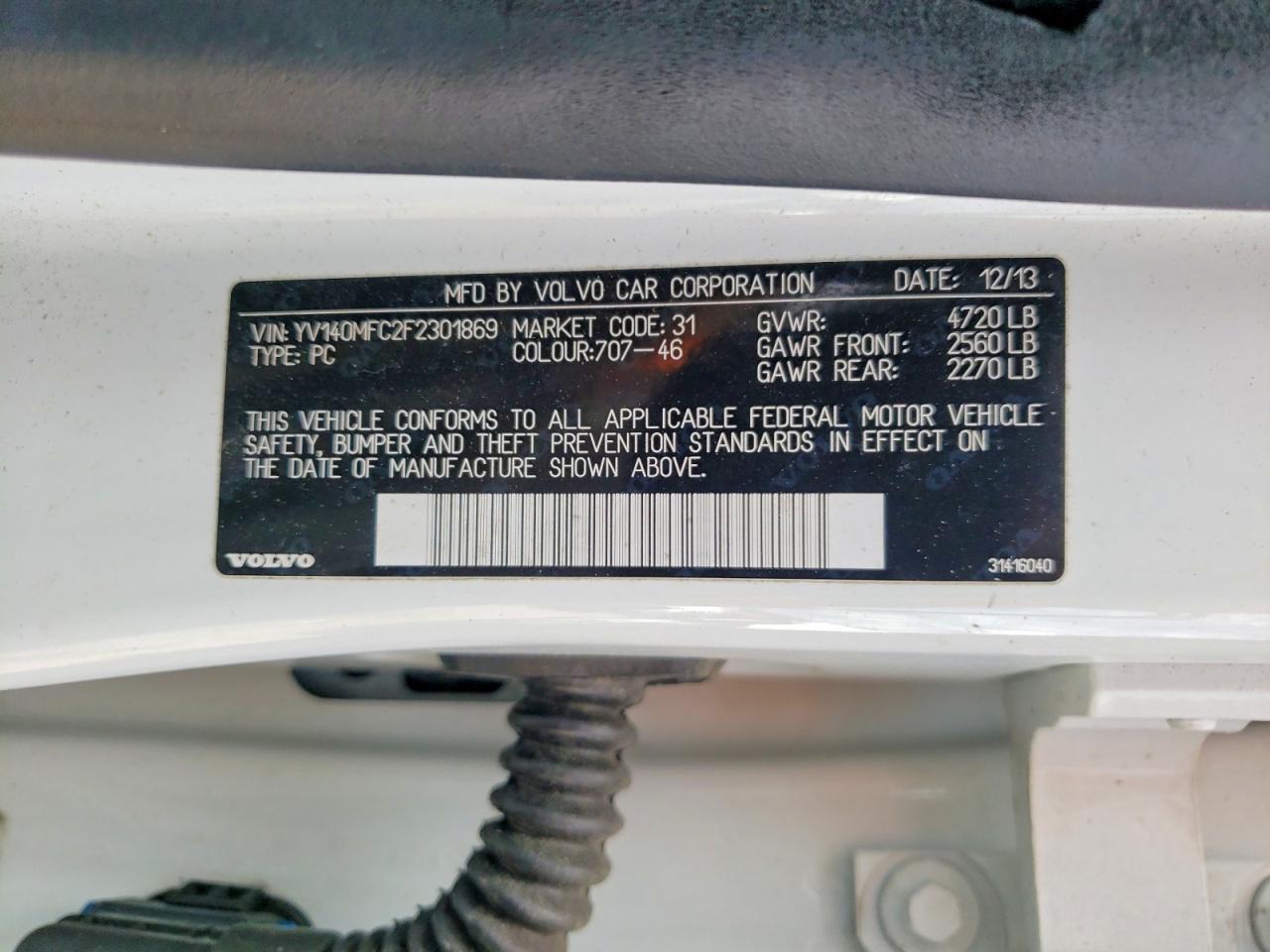2015 VOLVO S60