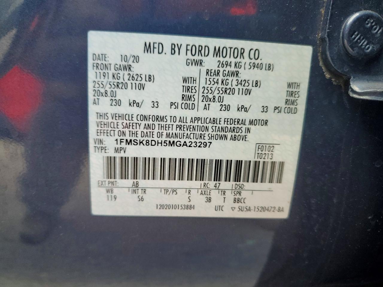 2021 FORD EXPLORER