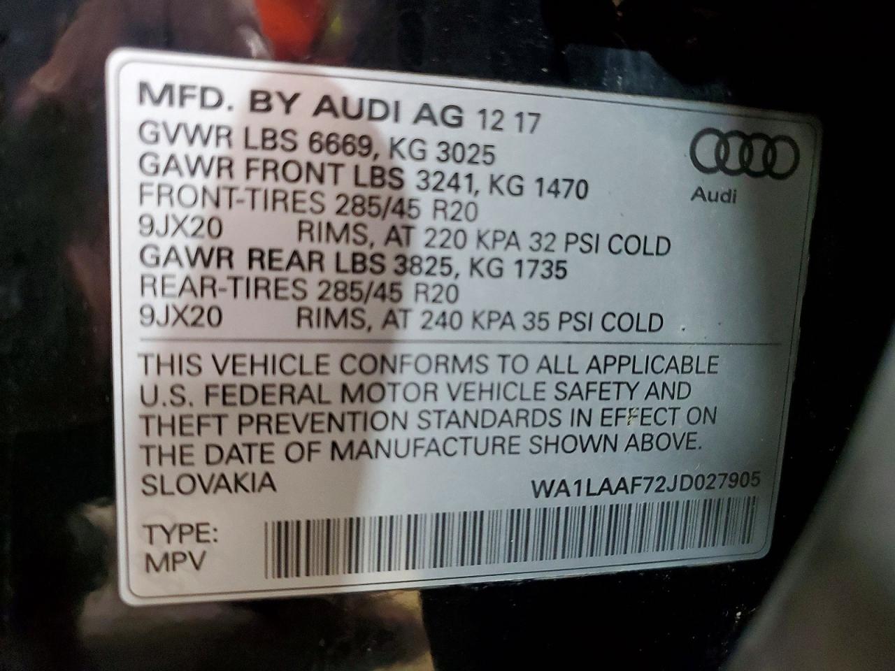 2018 AUDI Q7