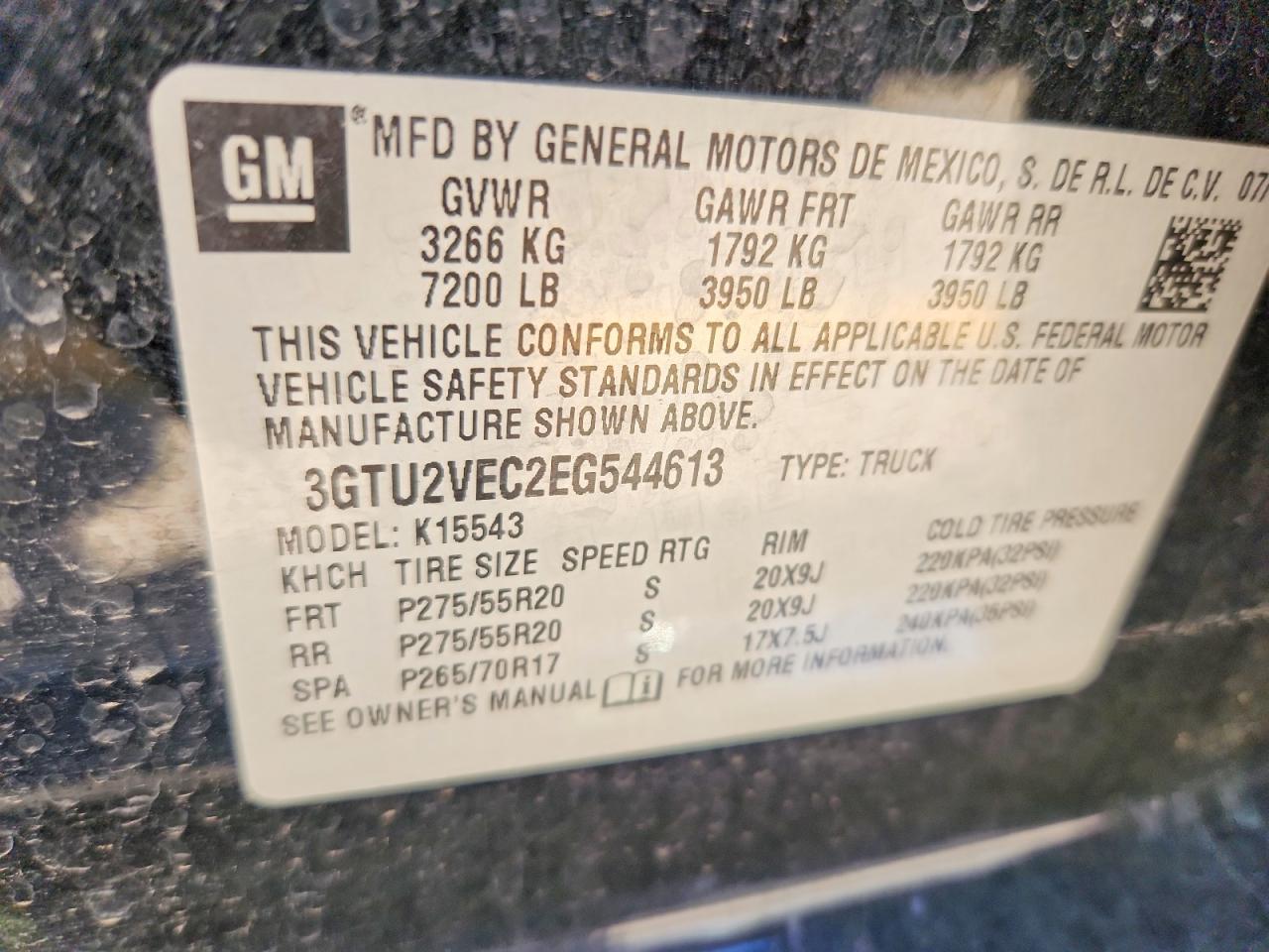 2014 GMC SIERRA