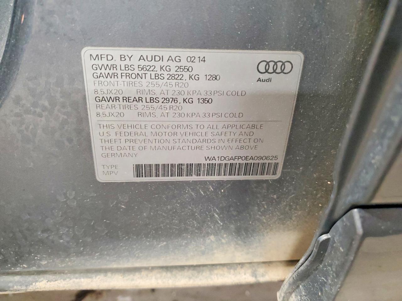 2014 AUDI Q5