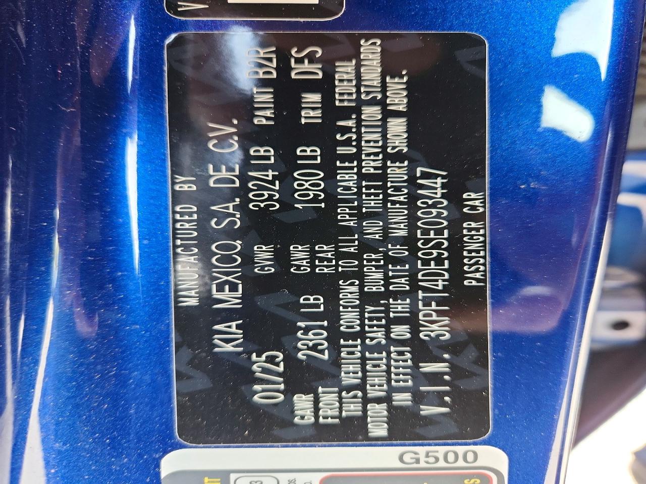 2025 KIA ALL OTHER