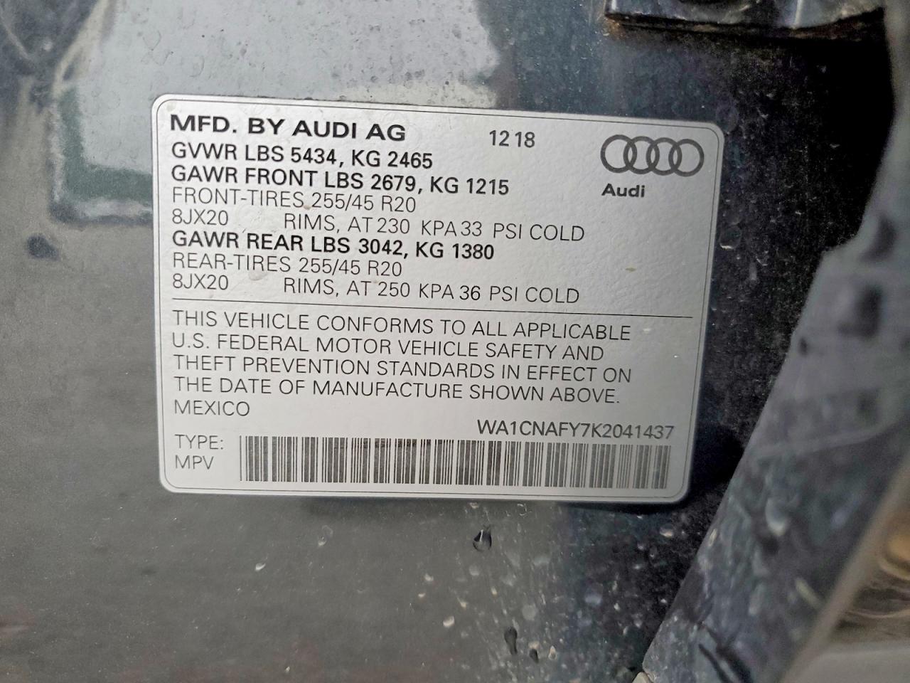 2019 AUDI Q5