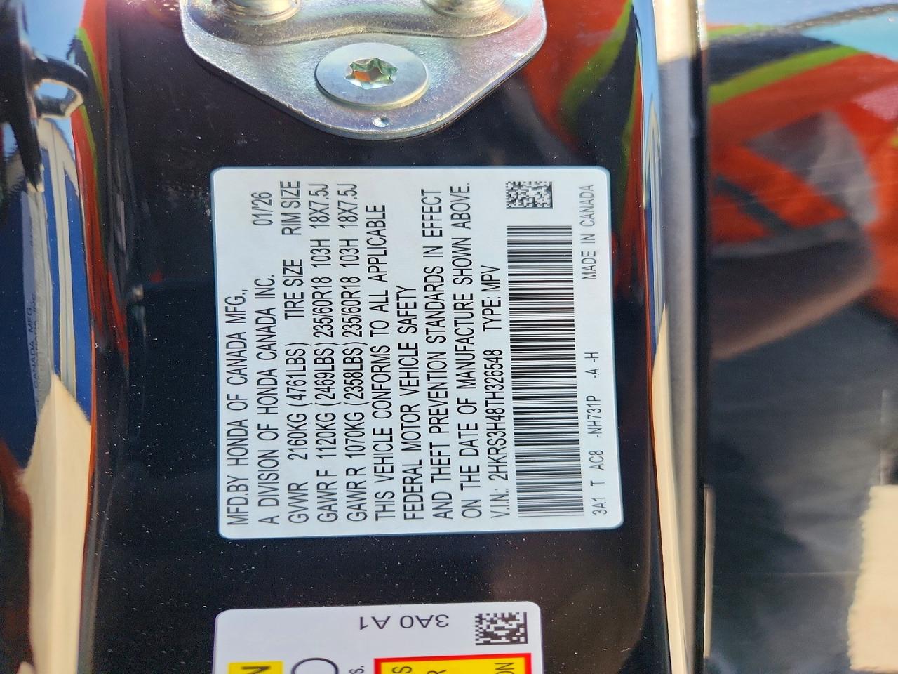 2026 HONDA CRV