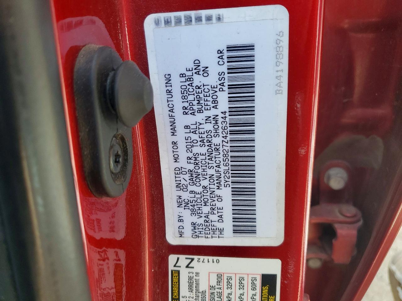 2007 PONTIAC VIBE