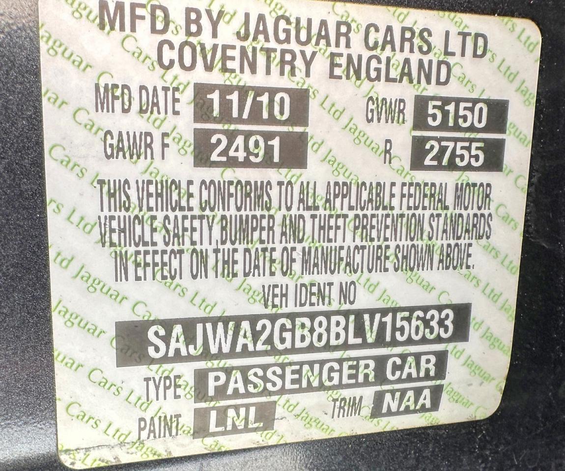 2011 JAGUAR XJ