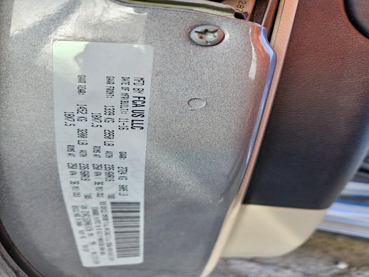 2017 CHRYSLER PACIFICA