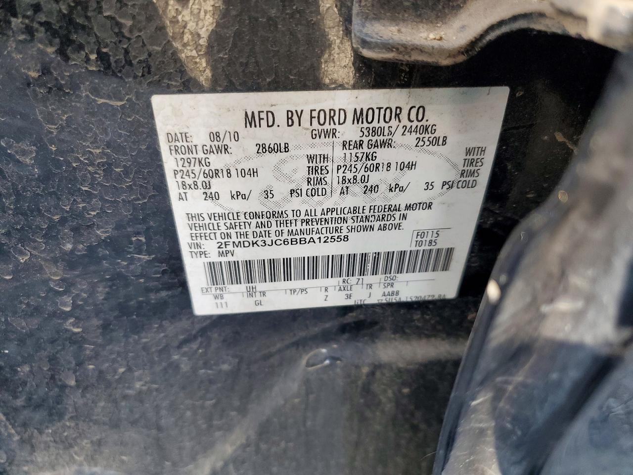 2011 FORD EDGE