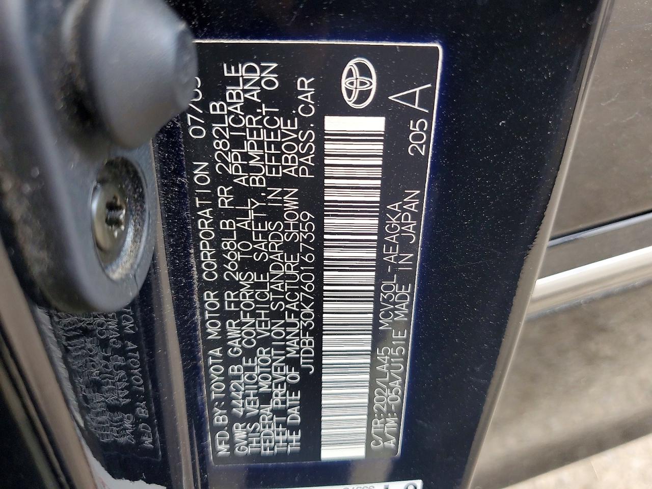 2006 TOYOTA CAMRY