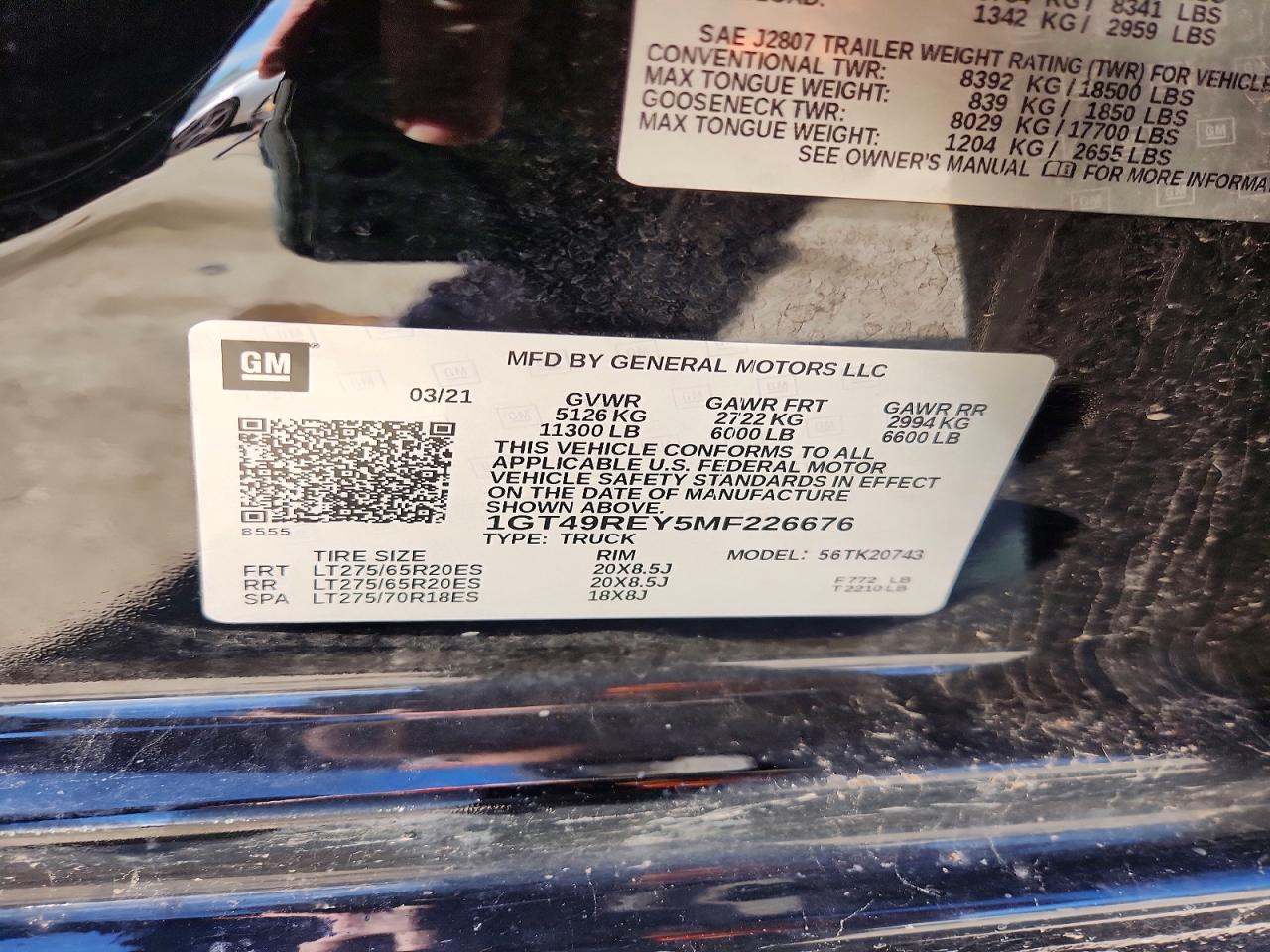 2021 GMC SIERRA