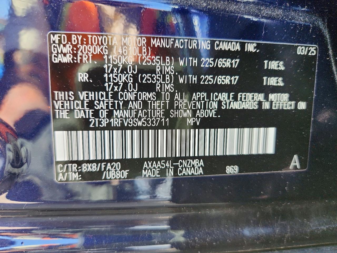 2025 TOYOTA RAV4