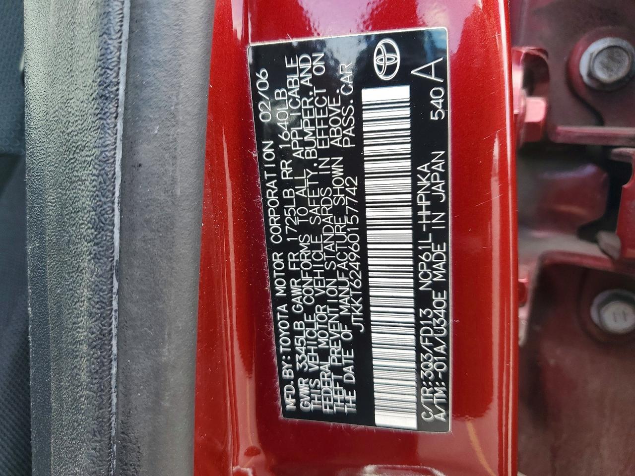2006 SCION XA