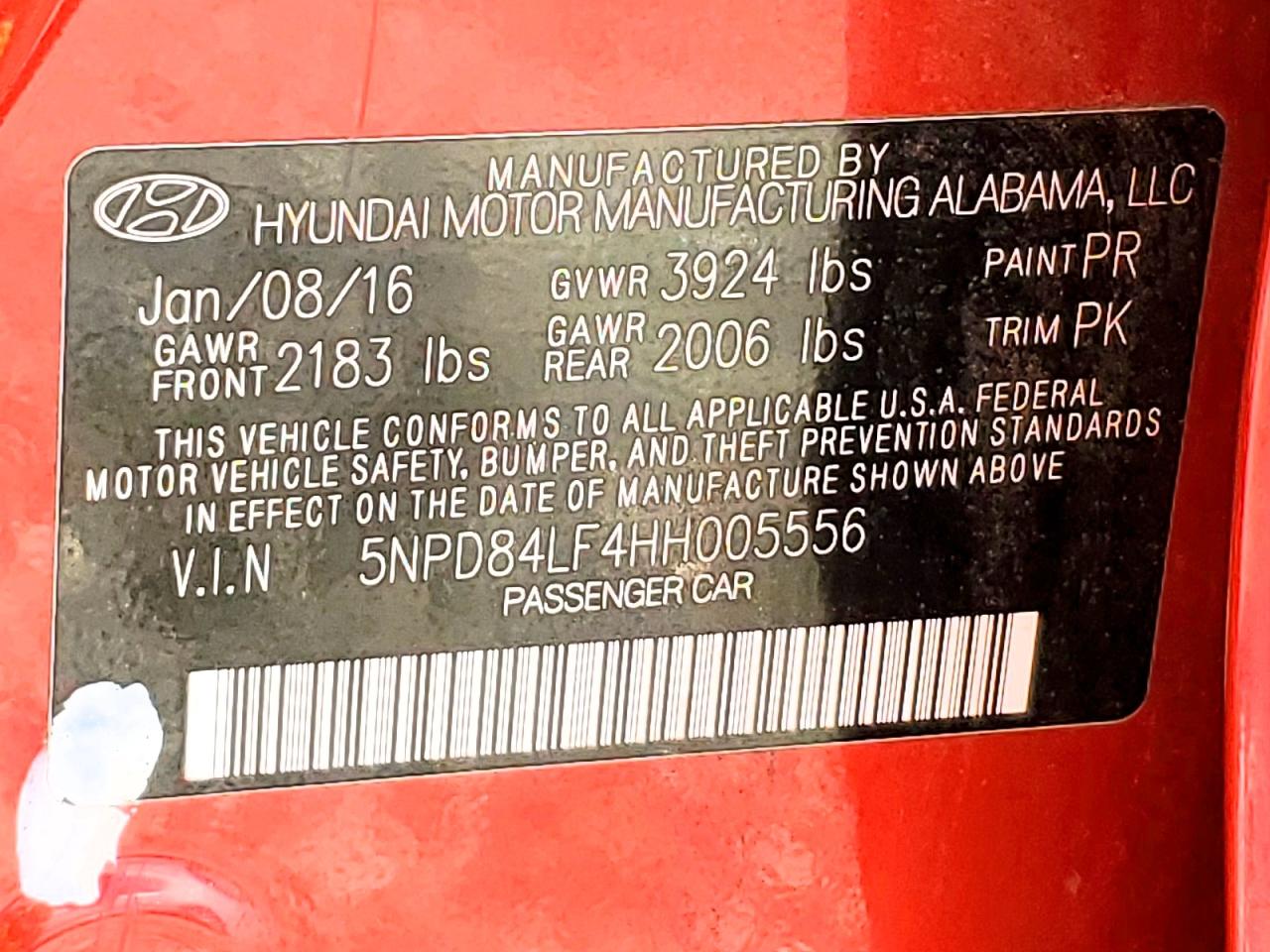 2017 HYUNDAI ELANTRA