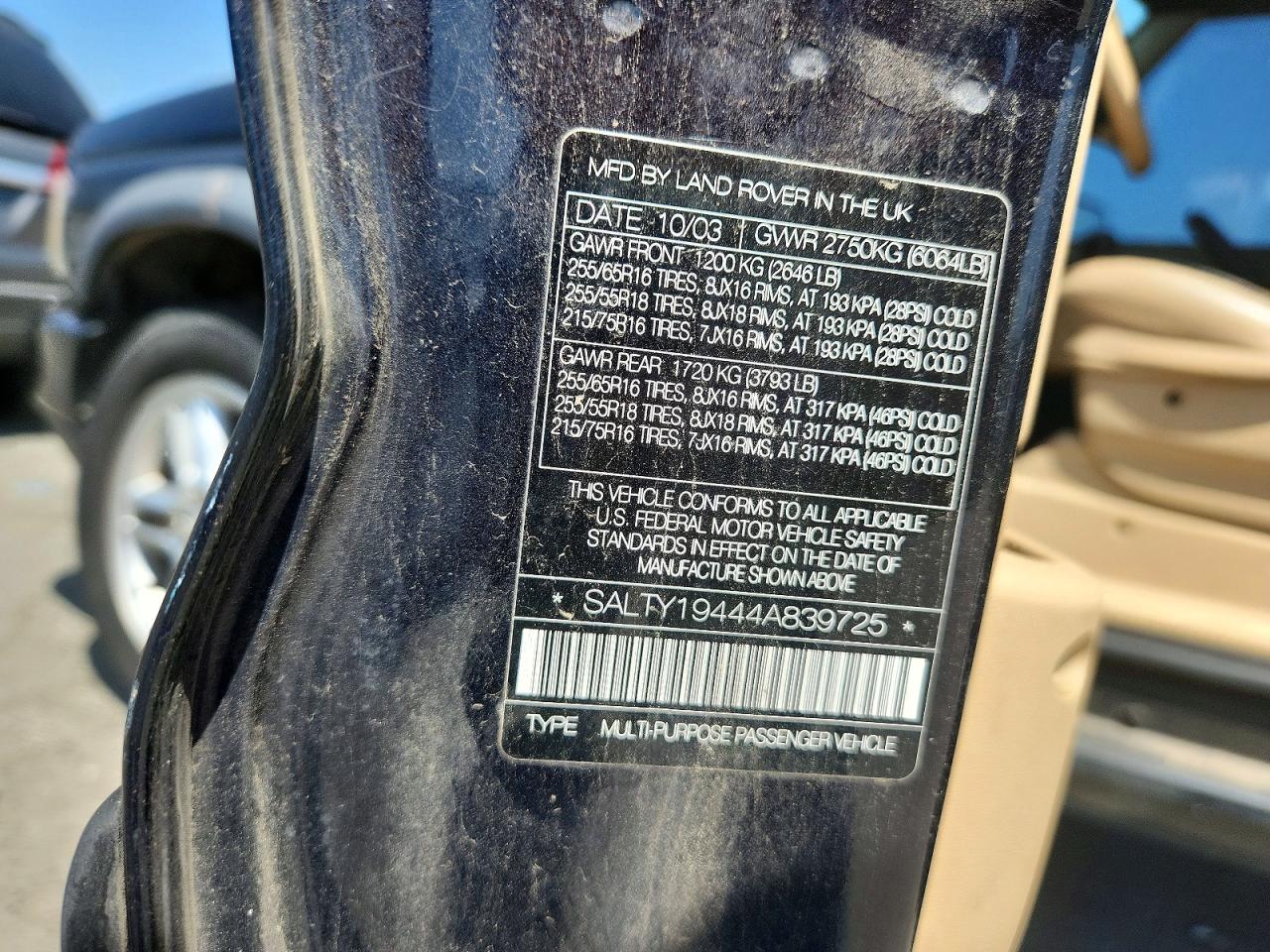 2004 LAND ROVER DISCOVERY