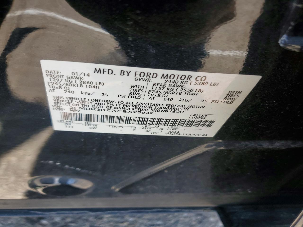 2014 FORD EDGE