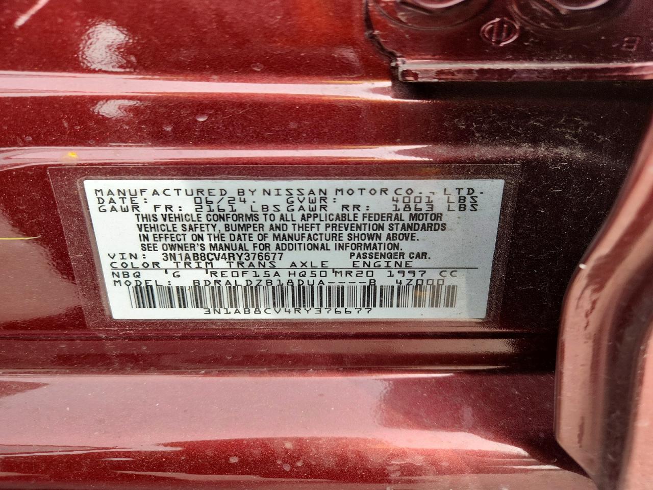 2024 NISSAN SENTRA
