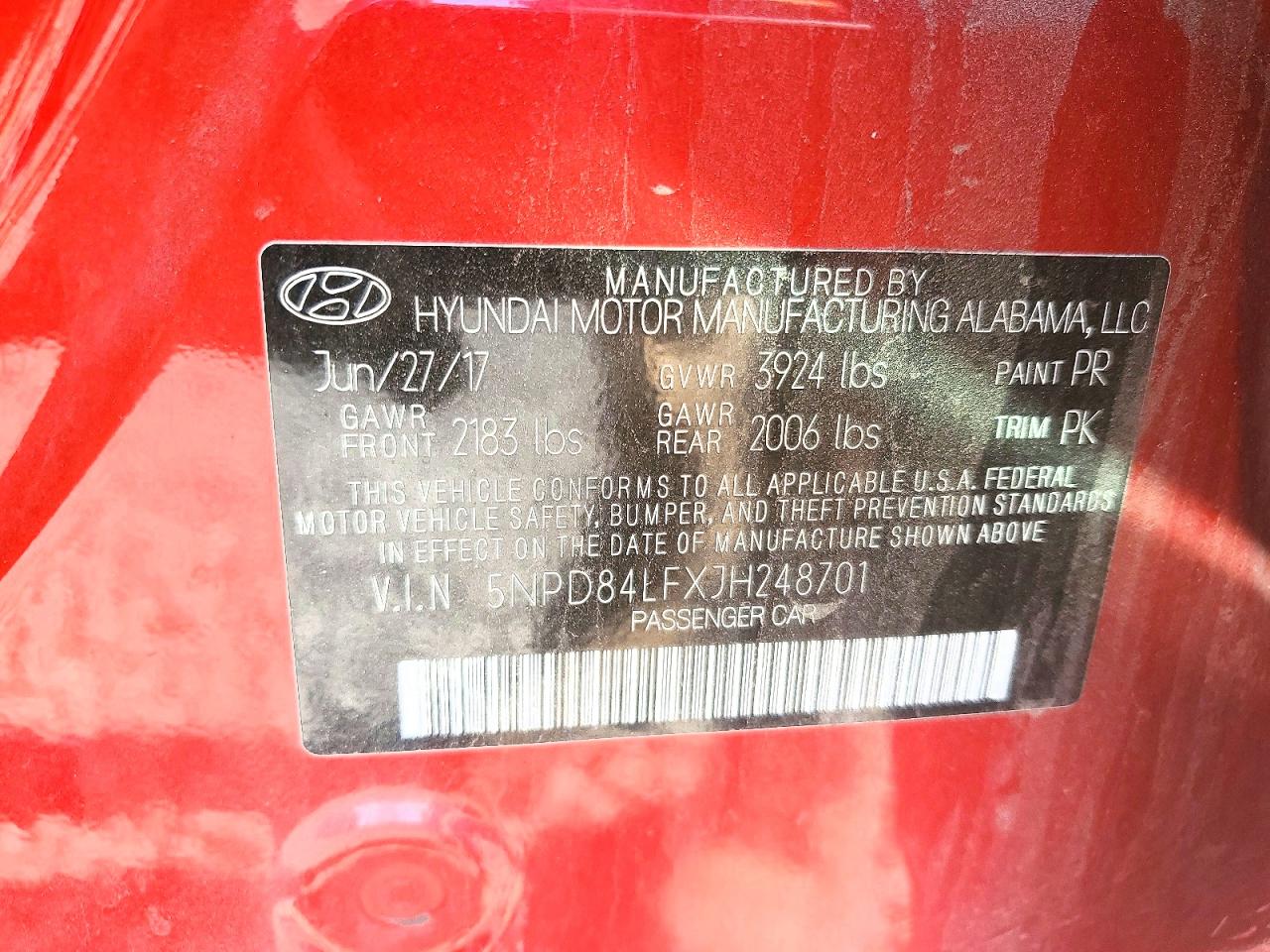 2018 HYUNDAI ELANTRA