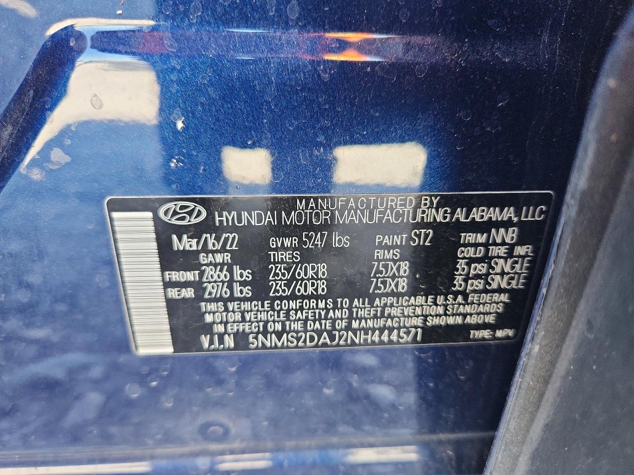 2022 HYUNDAI SANTA FE