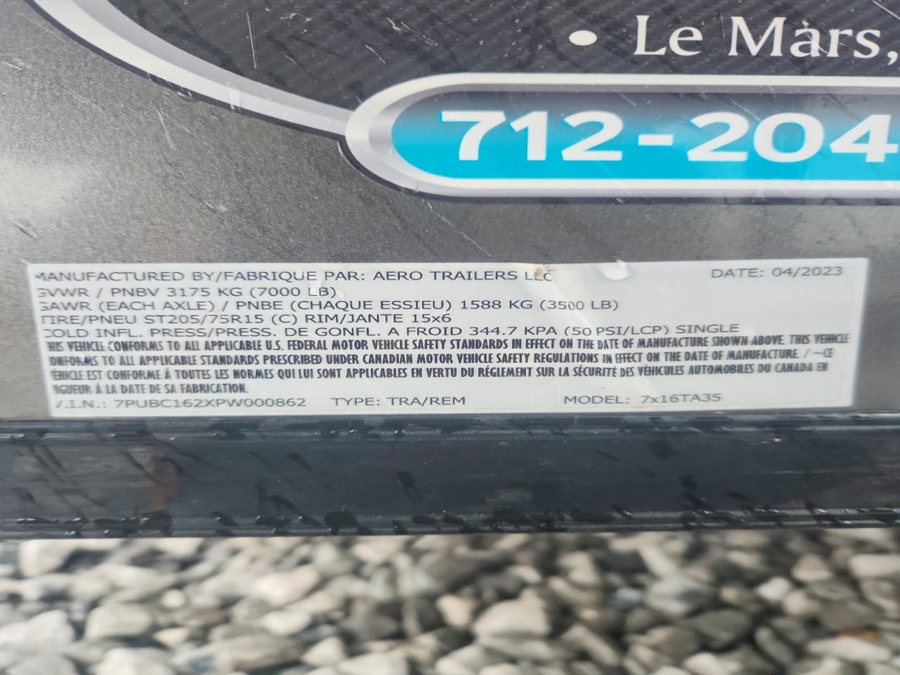2023 AERO UNKNOWN