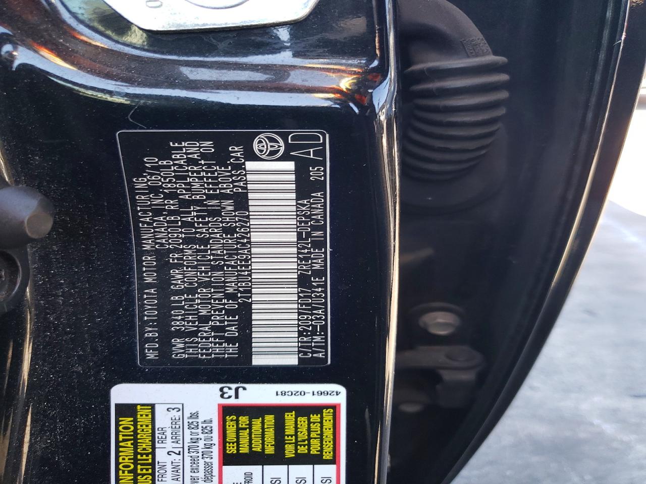 2010 TOYOTA COROLLA