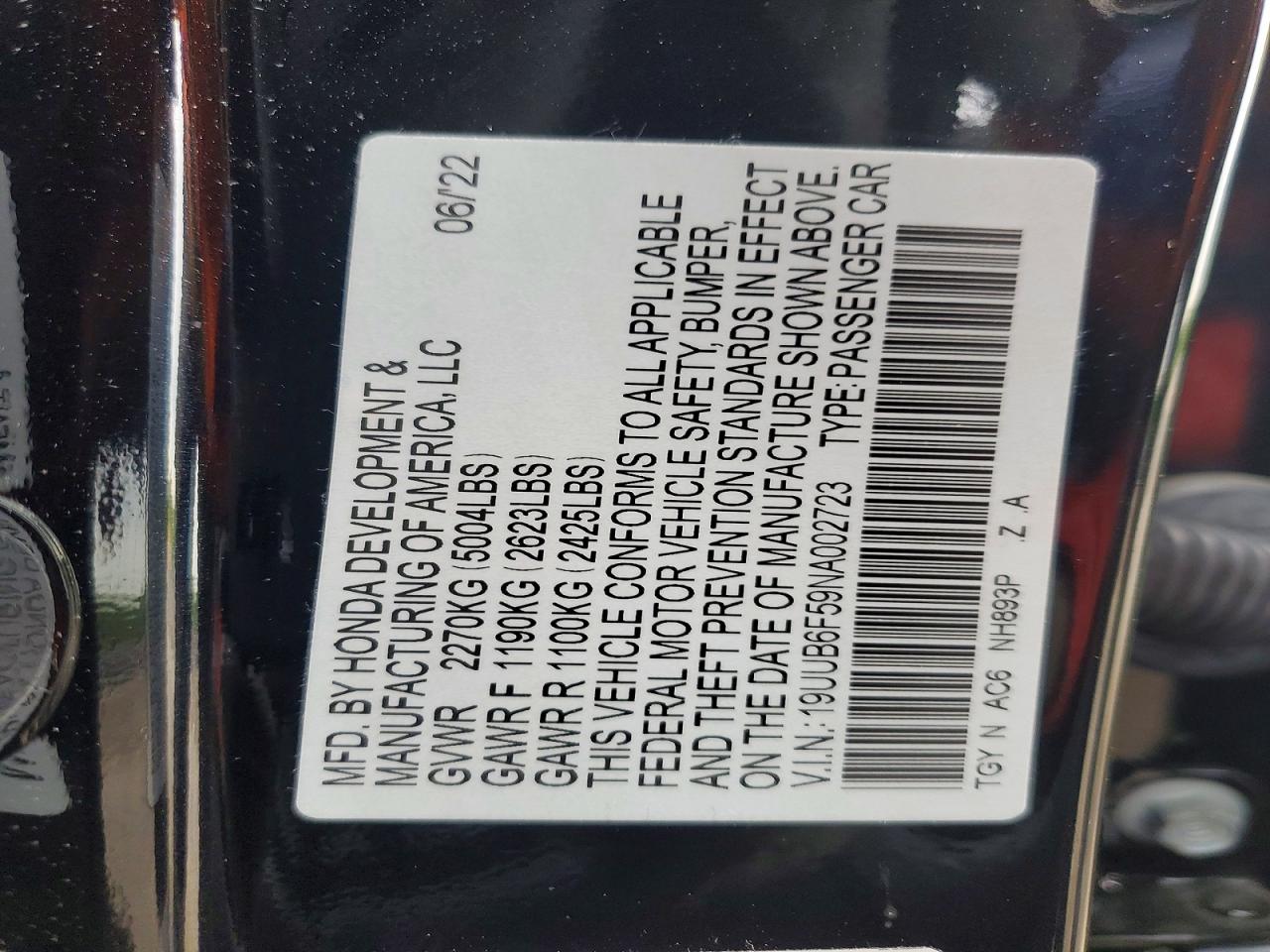2022 ACURA TLX