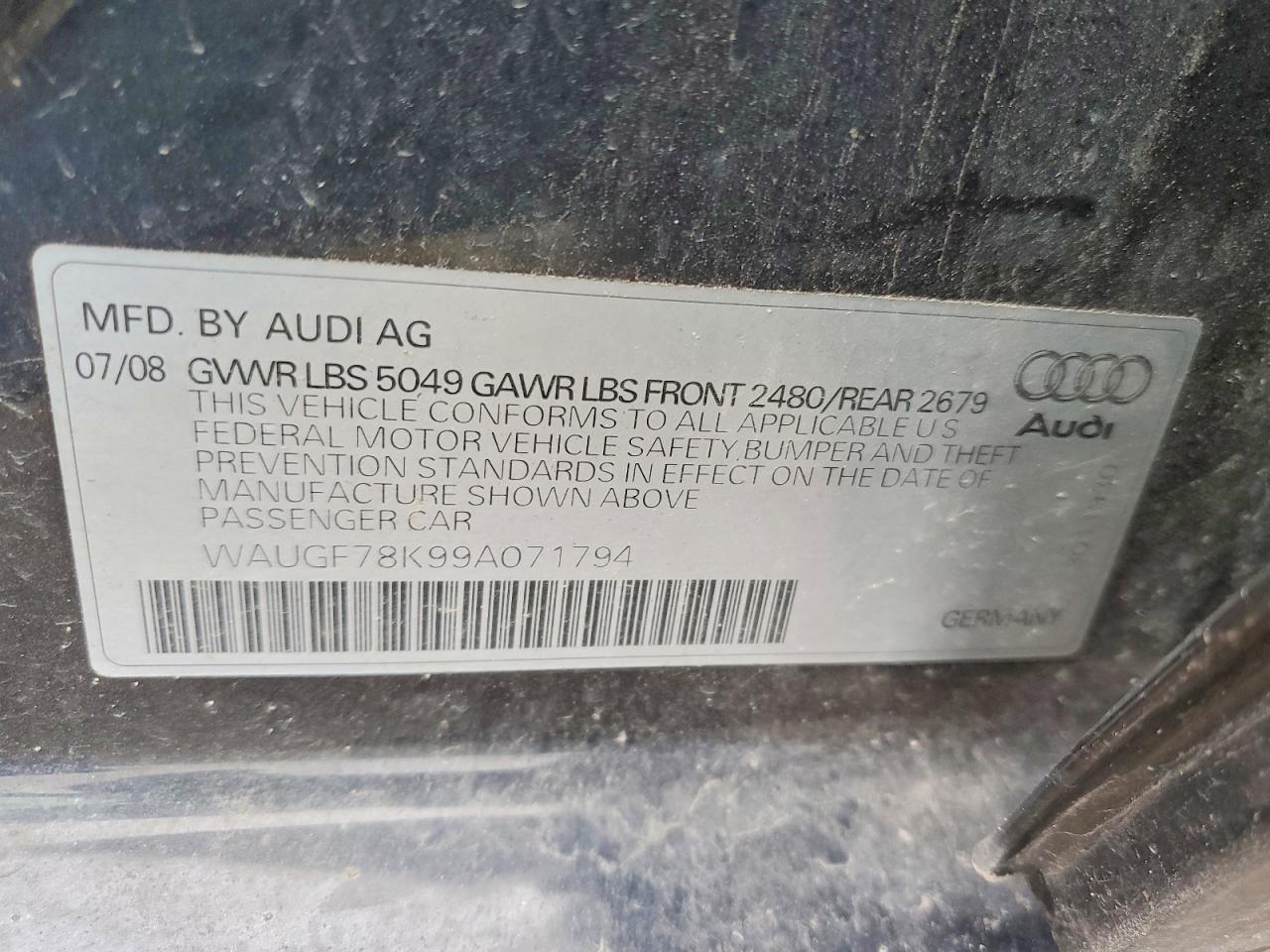 2009 AUDI A4