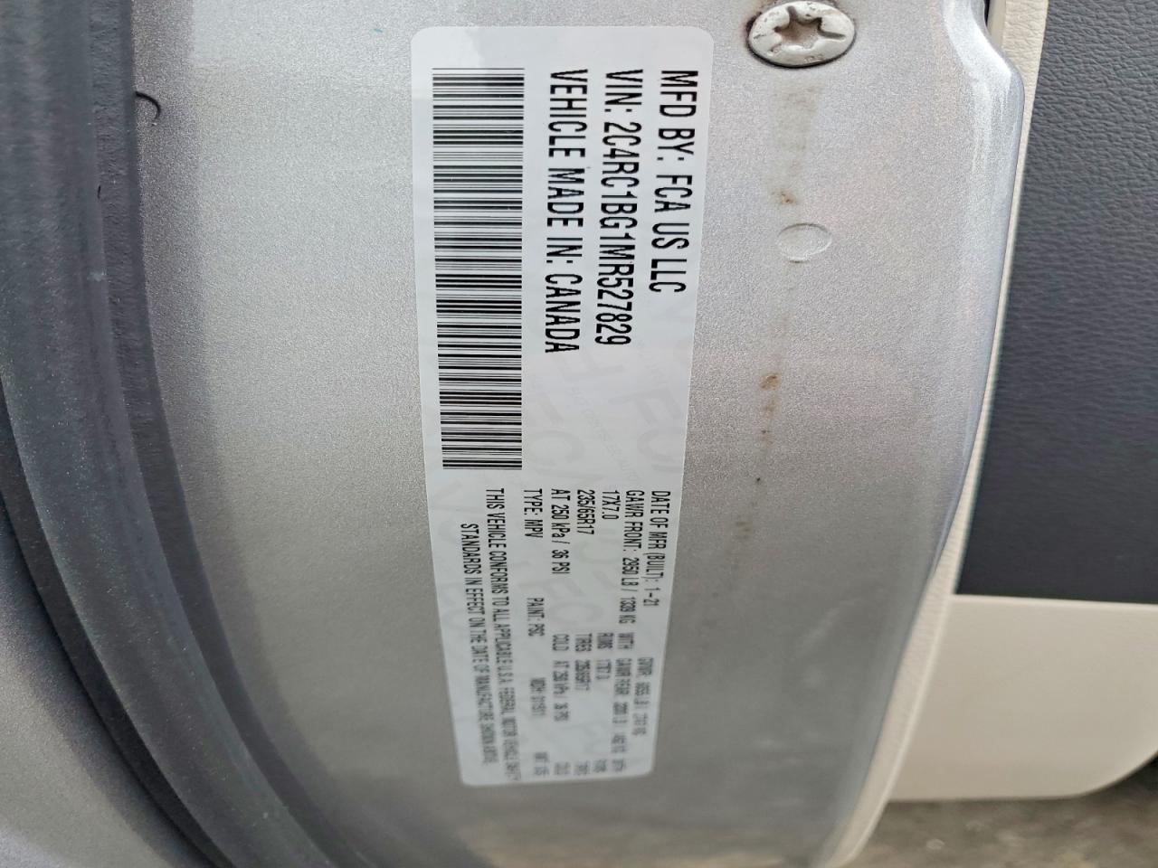 2021 CHRYSLER PACIFICA