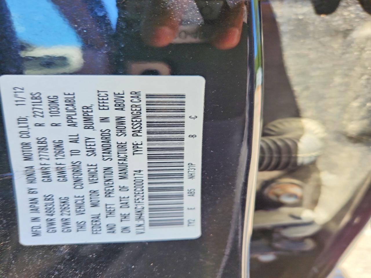 2014 ACURA RLX