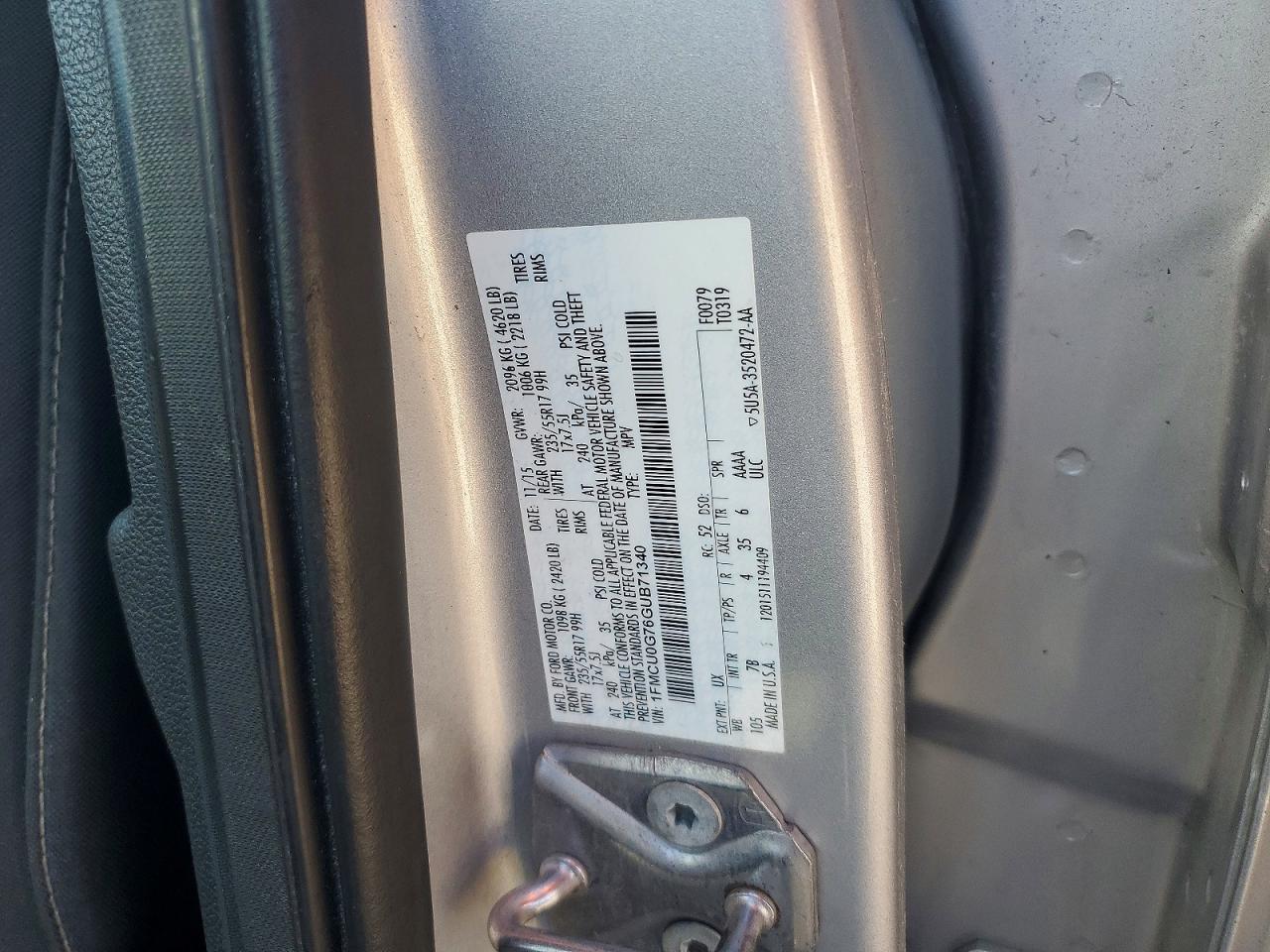2016 FORD ESCAPE