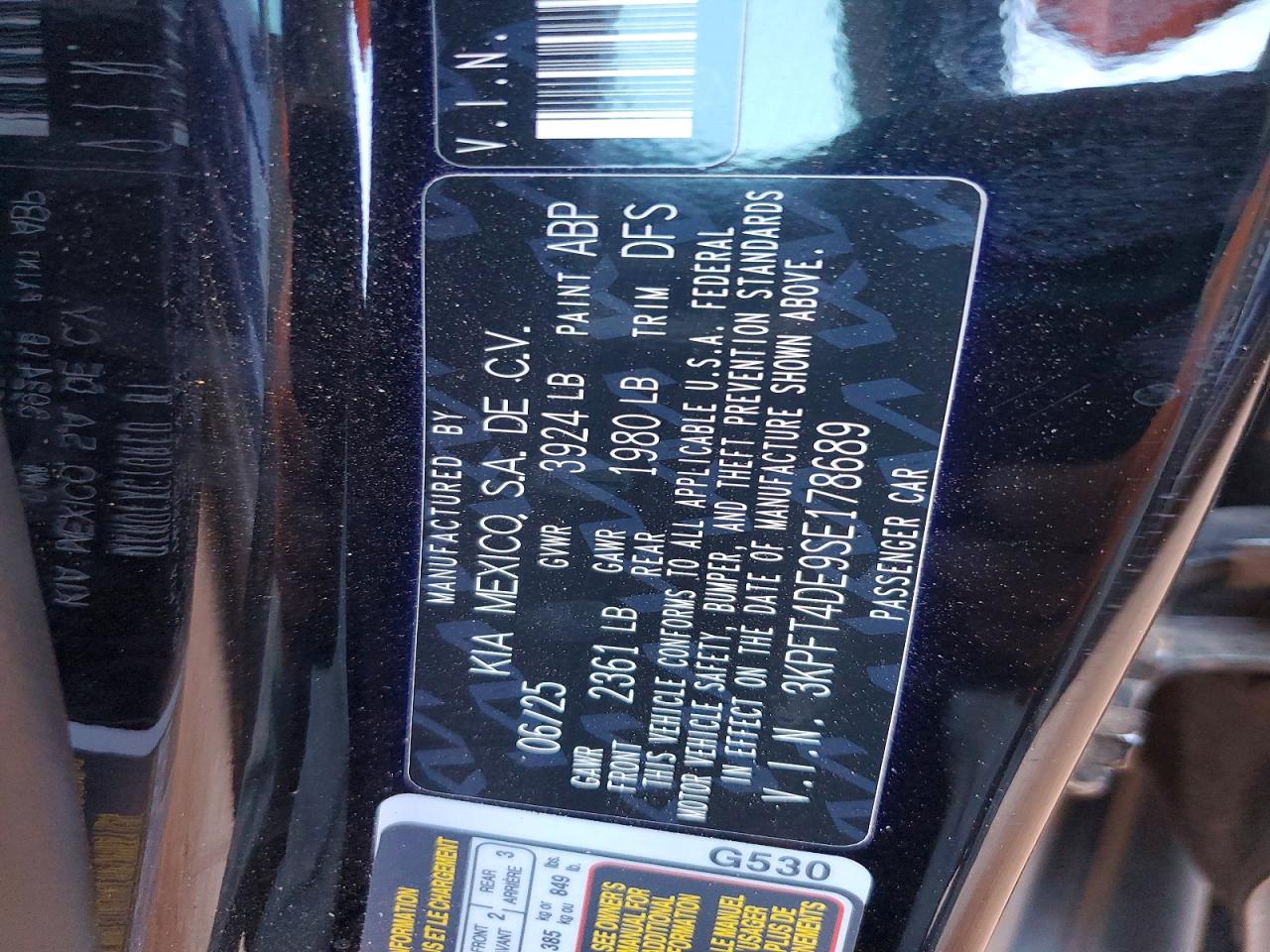 2025 KIA ALL OTHER
