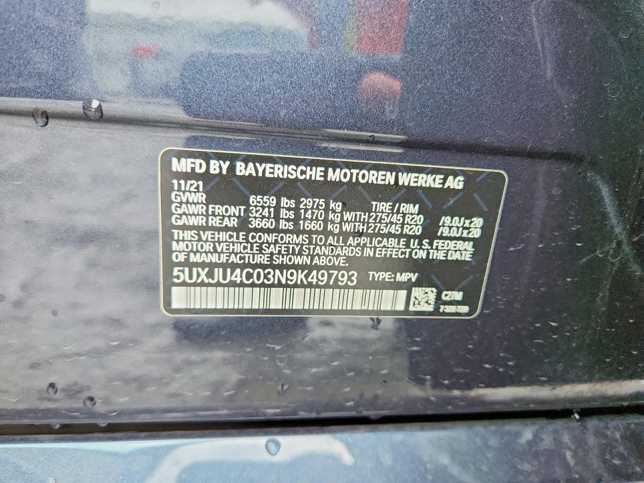 2022 BMW X5 M50I