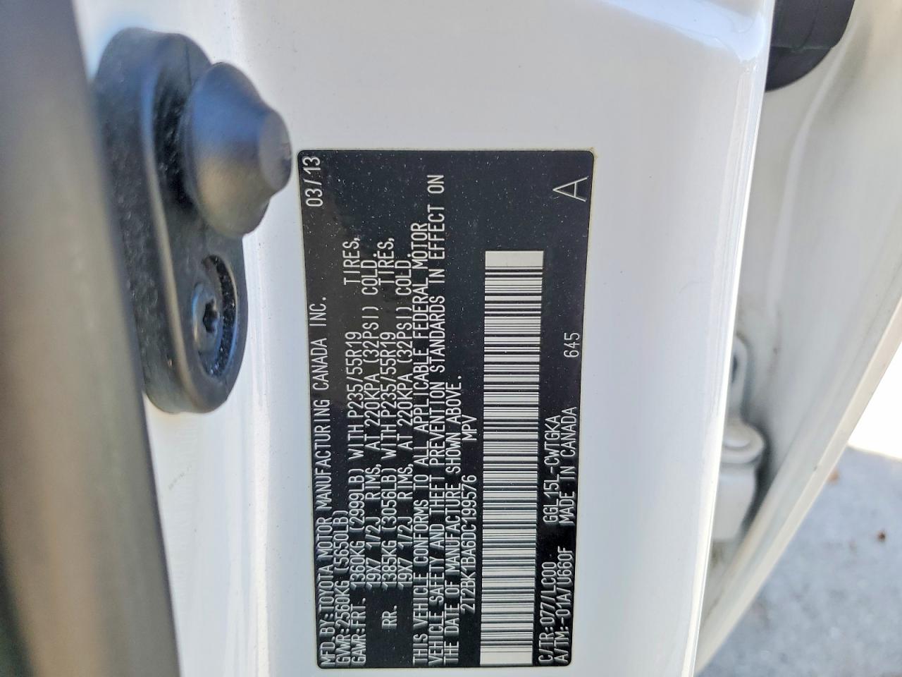 2013 LEXUS RX350