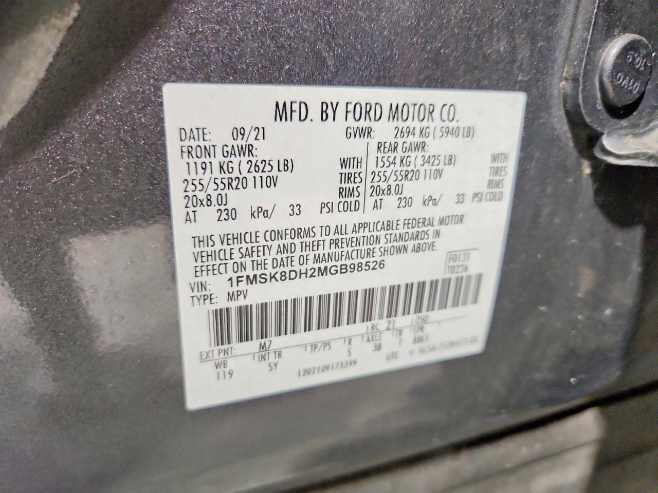 2021 FORD EXPLORER