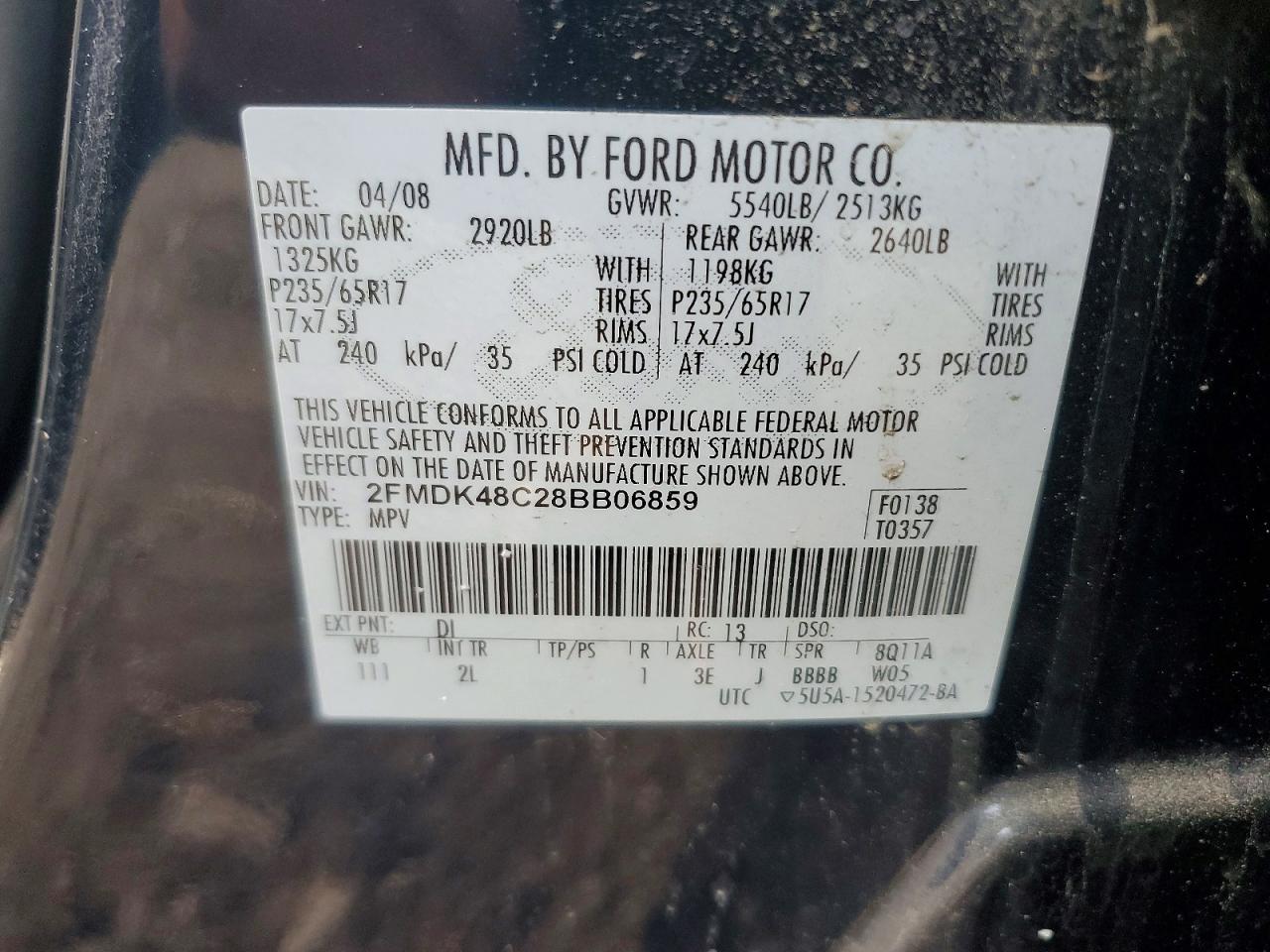 2008 FORD EDGE