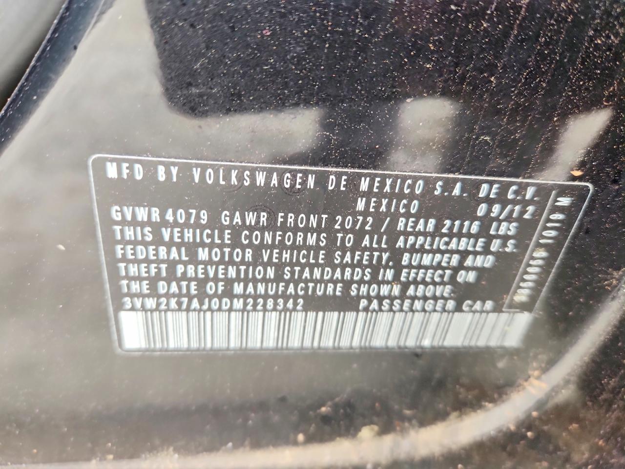 2013 VOLKSWAGEN JETTA