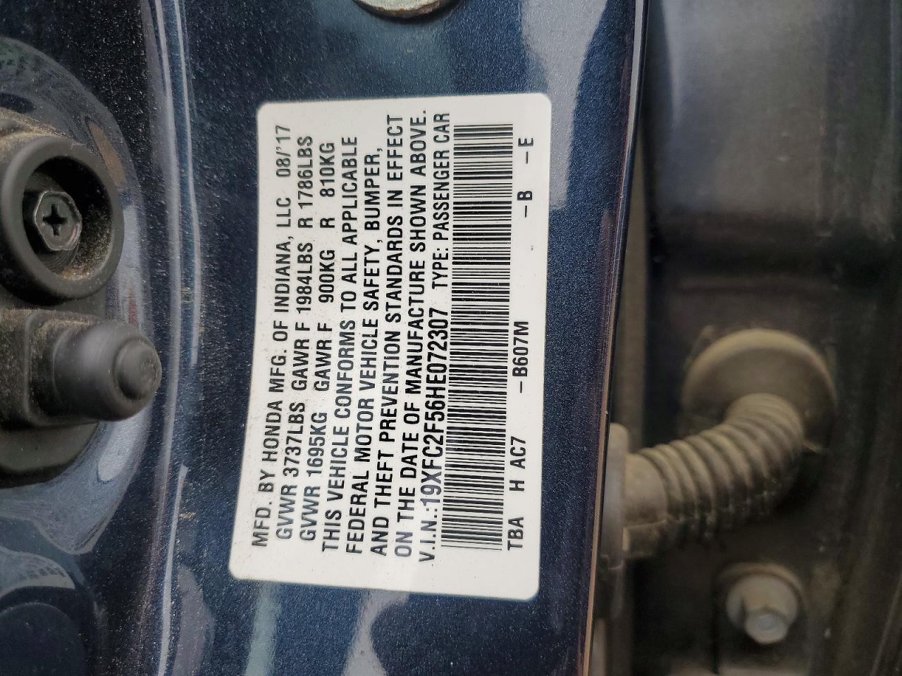 2017 HONDA CIVIC