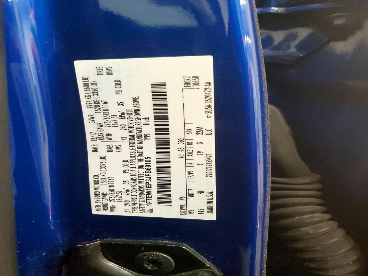 2018 FORD F150