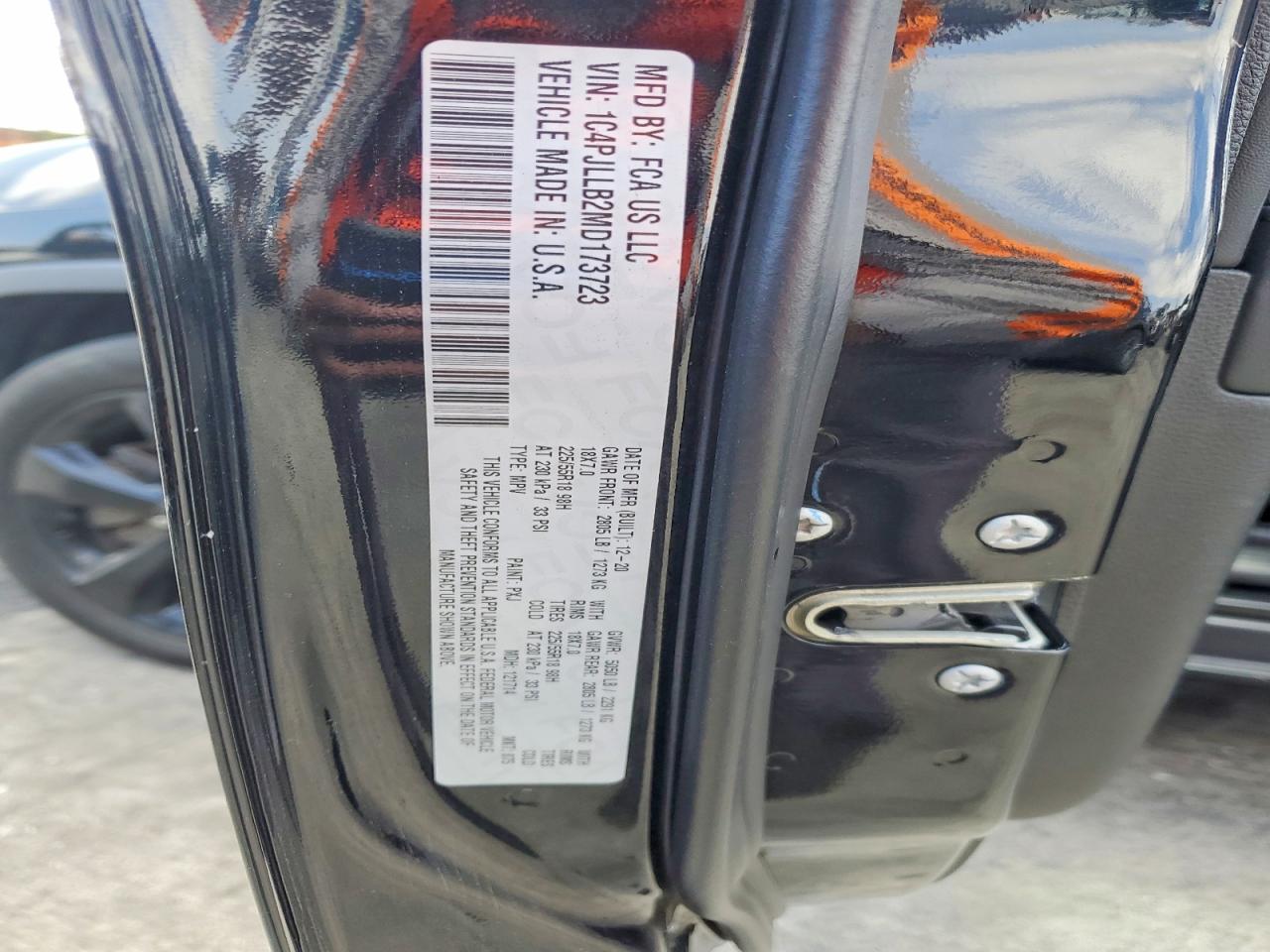 2021 JEEP CHEROKEE